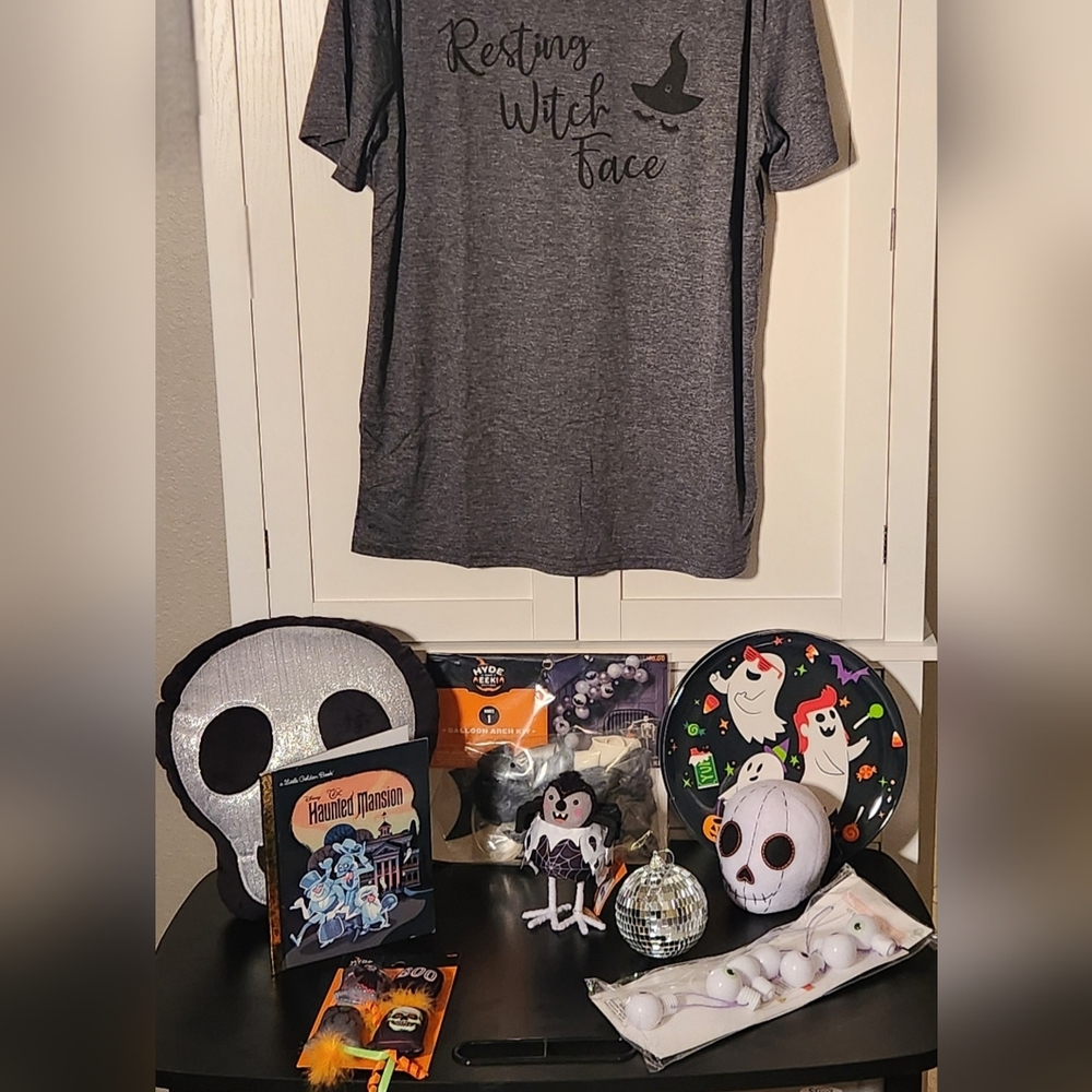 Resting Witch Face T-shirt and Decor BUNDLE 4